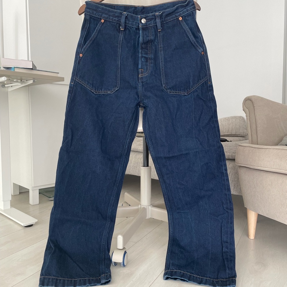 Calvin Klein Men's Deep Indigo Relaxed Jeans